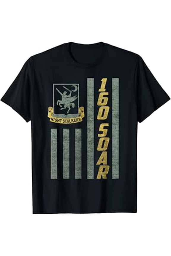 Hot Trending T-Shirt With 160Th Soar Special Force Airborne Us Night Stalkers Army T-Shirt Design Preview Only