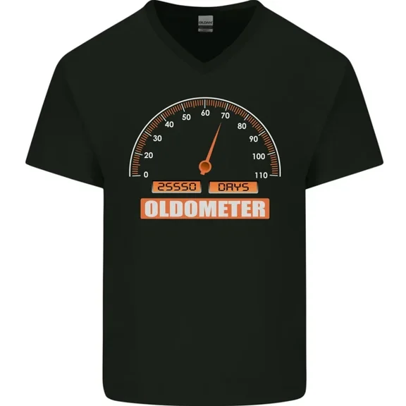Hot Trending T-Shirt With 70Th Birthday 70 Year Old Ageometer Funny T-Shirt Design Preview Only