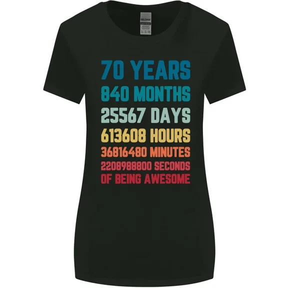 Hot Trending T-Shirt With 70Th Birthday 70 Year Old T-Shirt Design Preview Only