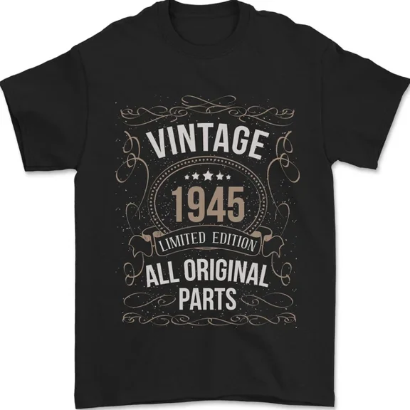 Hot Trending T-Shirt With 80Th Birthday Limited Edition 1945 T-Shirt Design Preview Only
