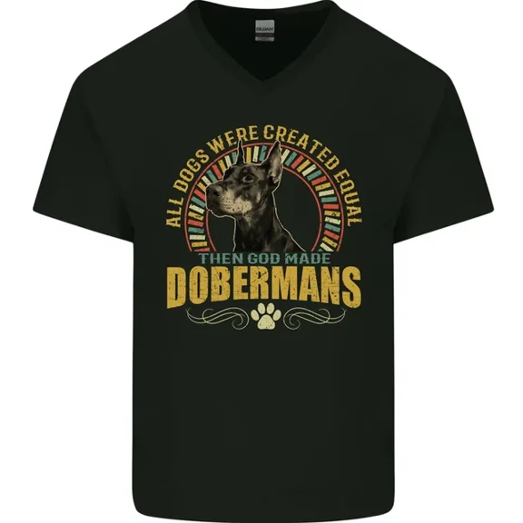 Hot Trending T-Shirt With A Dobermans Dog T-Shirt Design Preview Only