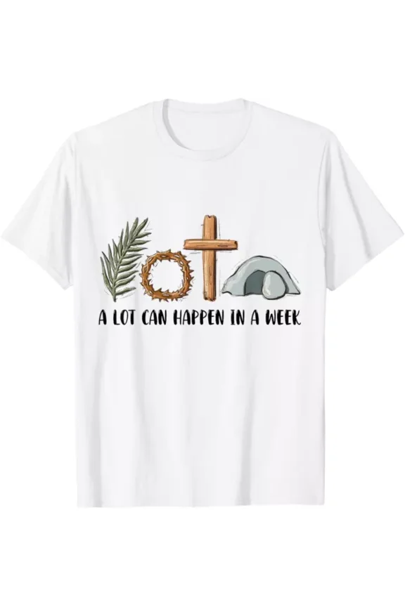 Hot Trending T-Shirt With A Lot Can Happen In A Week T-Shirt Design Preview Only