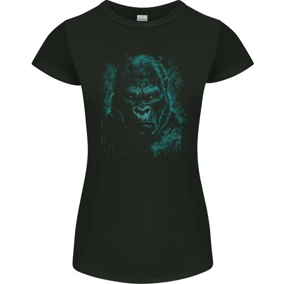 Hot Trending T-Shirt With A Mean Gorilla Dark Style T-Shirt Design Preview Only