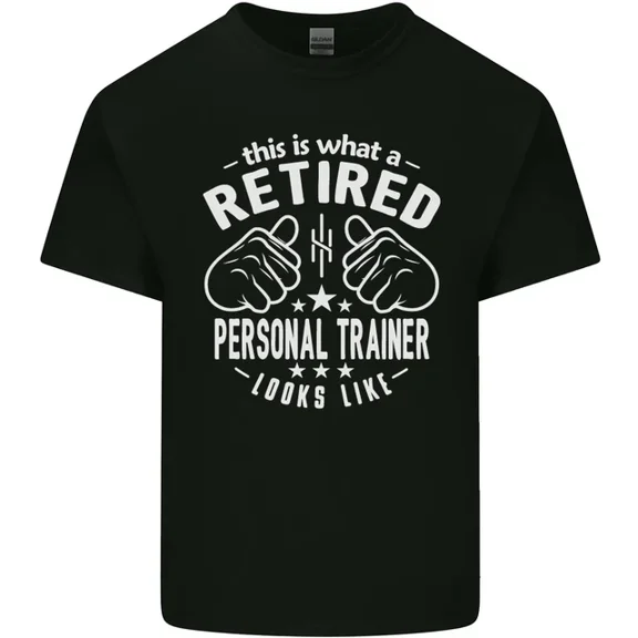 Hot Trending T-Shirt With A Retired Personal Trainer Looks Like T-Shirt Design Preview Only