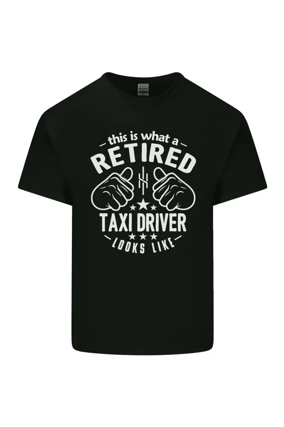 Hot Trending T-Shirt With A Retired Taxi Driver Looks Like T-Shirt Design Preview Only