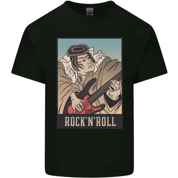 Hot Trending T-Shirt With A Sumo Wrestler Playing The Electric Guitar T-Shirt Design Preview Only
