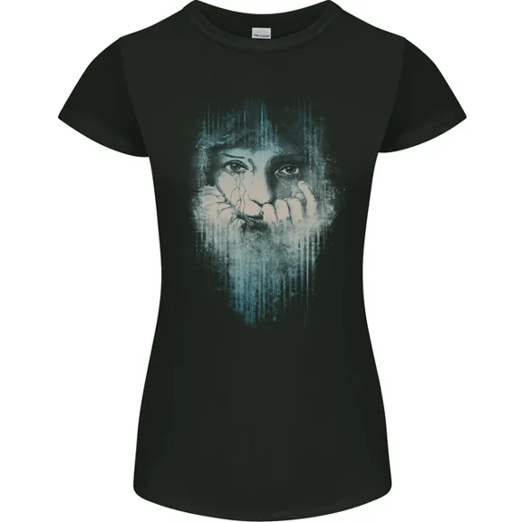 Hot Trending T-Shirt With Abstract Art Woman T-Shirt Design Preview Only