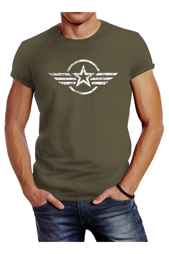 Hot Trending T-Shirt With Airforce Print Emblem Fashion Street Style T Design Preview Only