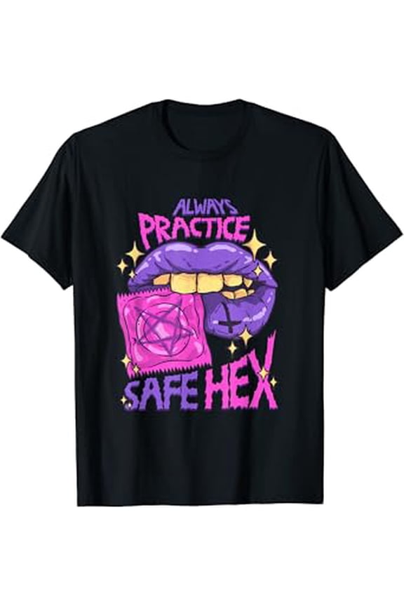 Hot Trending T-Shirt With Always Practice Se Hex Education Teacher Emo Punk Goth T-Shirt Design Preview Only