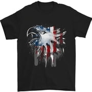 Hot Trending T-Shirt With Amirian Eagle With Stars & Stripes Flag Usa T-Shirt Design Preview Only