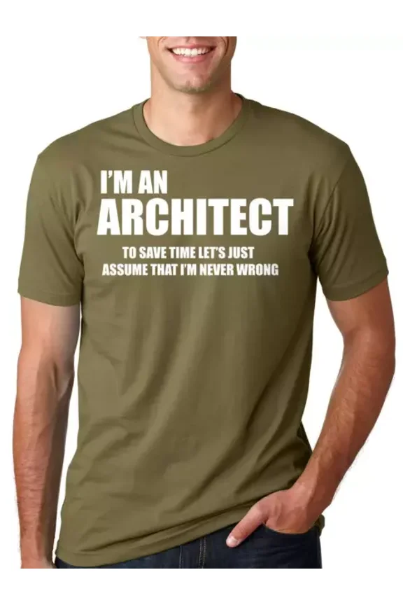 Hot Trending T-Shirt With Architect Funny Architect Tee Design Preview Only