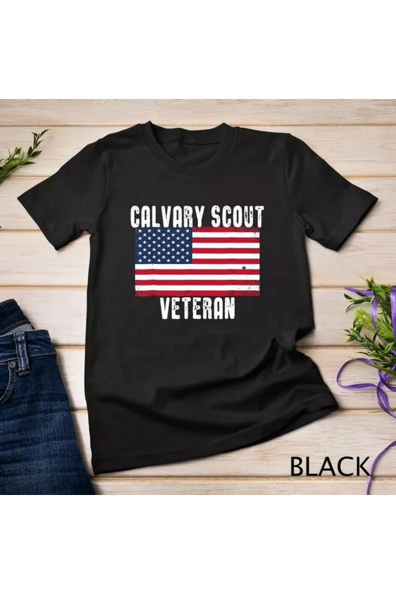 Hot Trending T-Shirt With Armed Forces Calvary Scout Veterans Day Shirt Military Gift Unisex S-5Xl T-Shirt