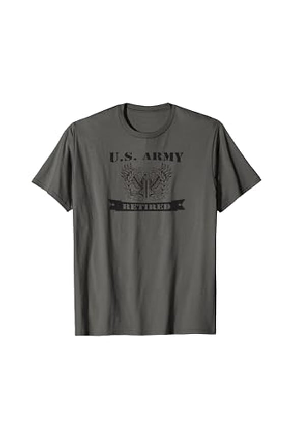Hot Trending T-Shirt With Army Chief Warrant Officer 5 (Cw5) Retired Eagle Rising T-Shirt Design Preview Only