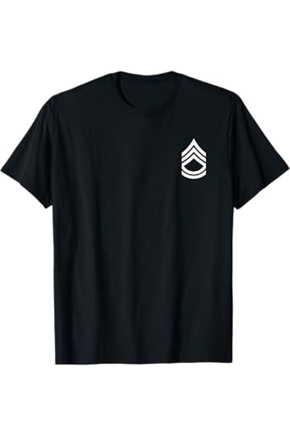 Hot Trending T-Shirt With Army Sergeant First Clstripes Sarge Rank Insignia T-Shirt Design Preview Only