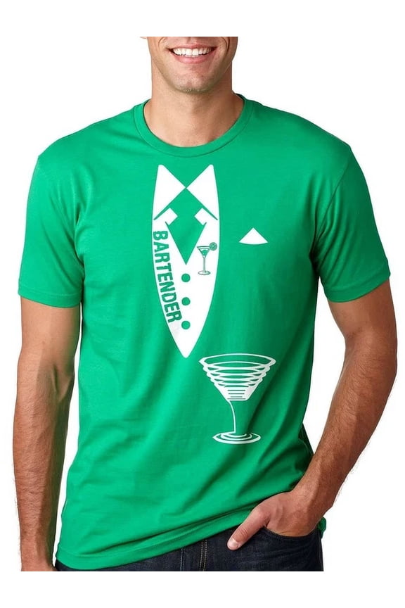 Hot Trending T-Shirt With Bartender Bar Pud Restaurant Club Bartender Tie Tee Design Preview Only