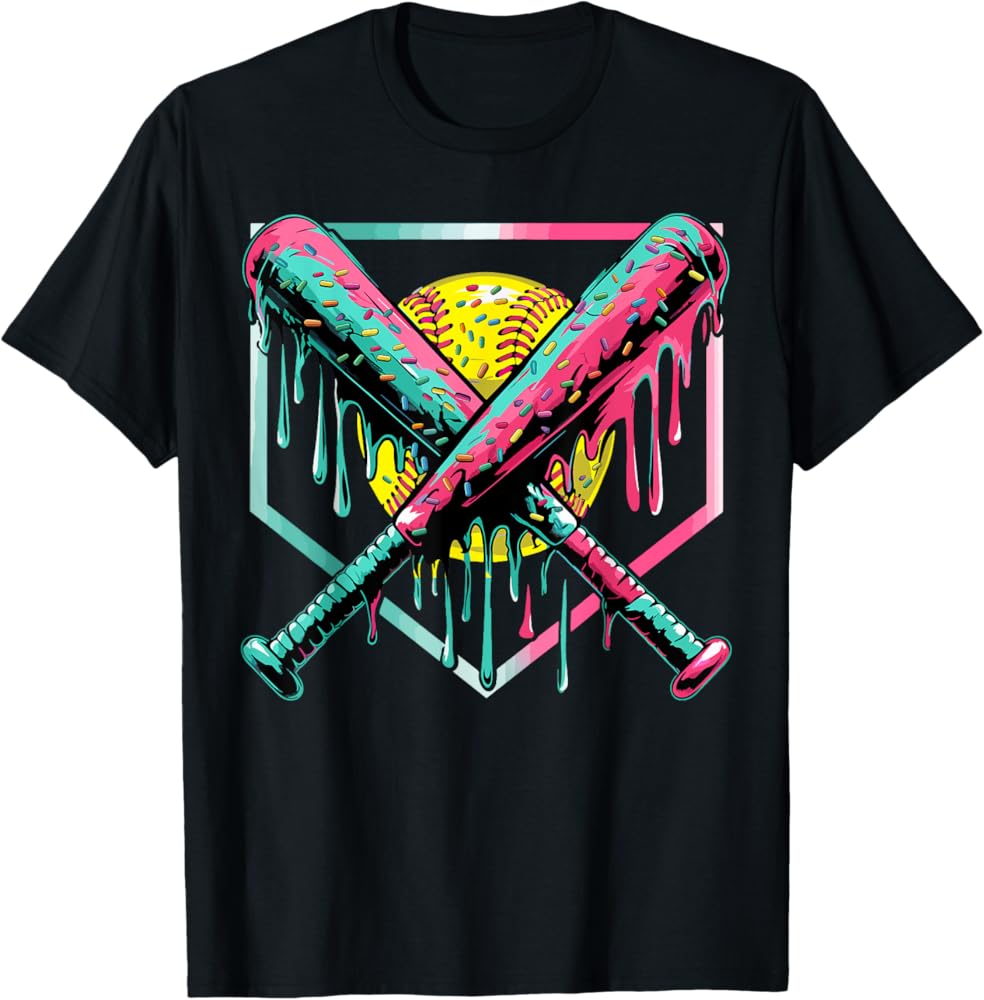 Baseball Drip Per Ragazzi Ice Cream Drip Giovani Ragazzi Baseball