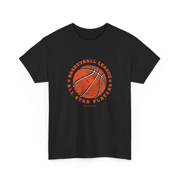 Hot Trending T-Shirt With Basketball Graphic Tee | Court Style T-Shirt S-5Xl | Hoops Game Look