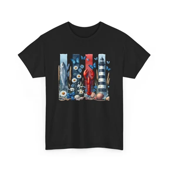 Hot Trending T-Shirt With Beach Vibes T-Shirt | Summer Ocean Waves | Salty Beach Ocean Brushstroke Shirt Design Preview Only