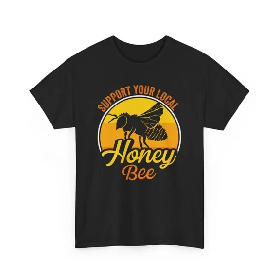 Hot Trending T-Shirt With Bee T-Shirt S-5Xl | Save The Bees Shirt | Support Your Local Honey Bee T-Shirt S-5Xl