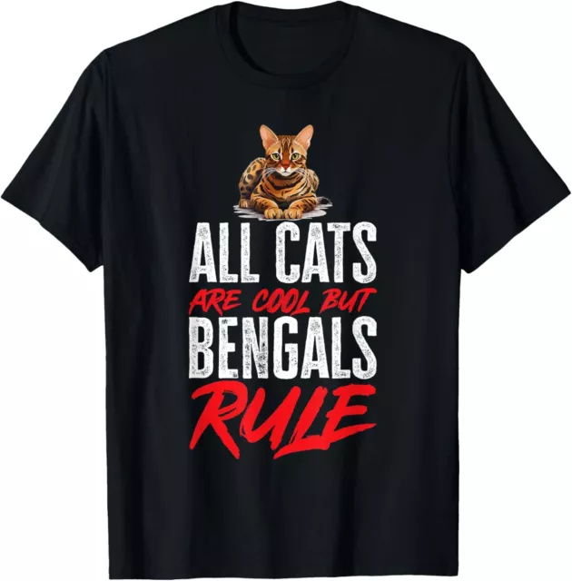 Hot Trending T-Shirt With Bengal Cat Breed Pet - All Cats Are Cool But ...
