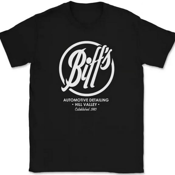 Hot Trending T-Shirt With Biffs Automotive Detailing Funny Movie Novelty Design Preview Only