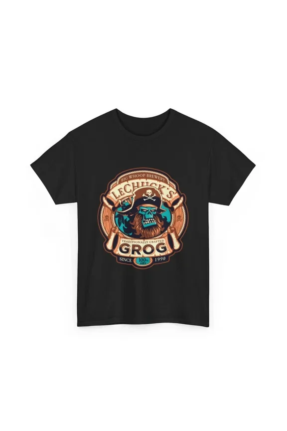 Hot Trending T-Shirt With Big Whoop Brewery Lechuck'S Grog Shirt - Monkey Island Shirt - Ghost Pirate Grog