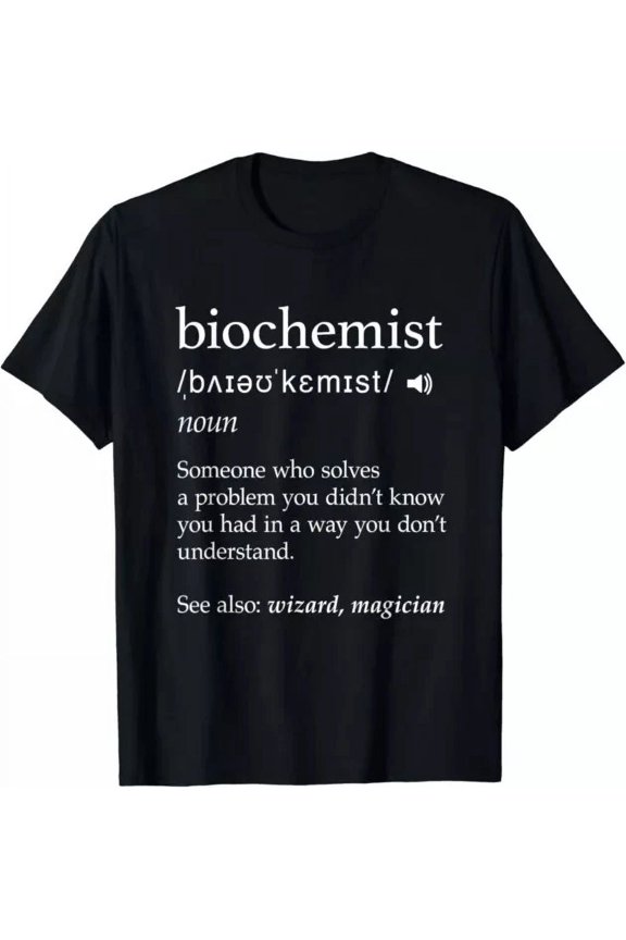 Hot Trending T-Shirt With Biochemist Definition Funny Science Nerdy Biochemistry Design Preview Only