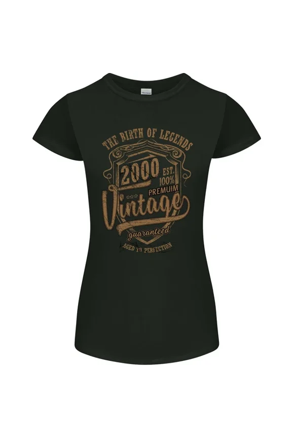 Hot Trending T-Shirt With Birth Of Legends 25Th Birthday 2000 T-Shirt Design Preview Only