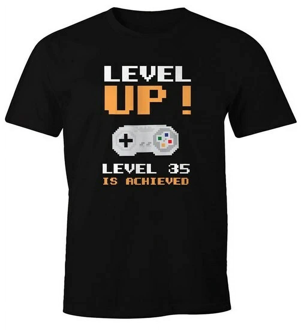 Hot Trending T-Shirt With Birthday Level Up Pixel Controller Retro ...