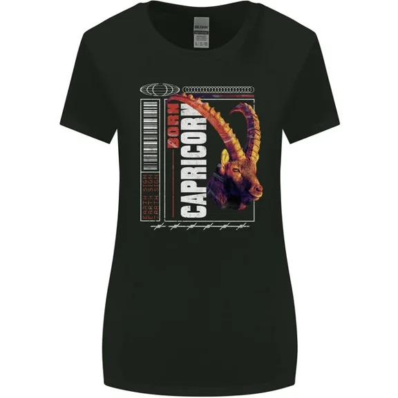 Hot Trending T-Shirt With Born Capricorn Birthday Star Sign T-Shirt Design Preview Only