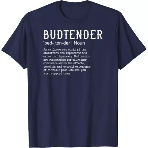 Hot Trending T-Shirt With Budtender Definition Design For Budtenders &Cbd Supporters Design Preview Only