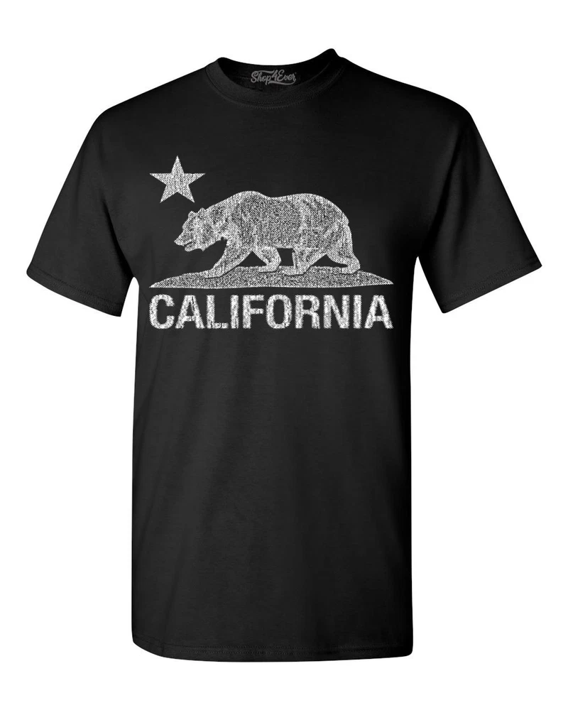 Vintage white California bear off shoulder top