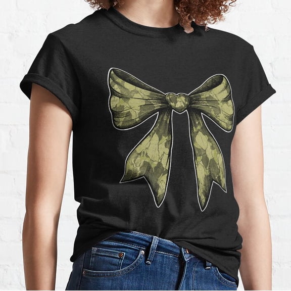 Hot Trending T-Shirt With Camo Coquette Bow Hunting Women Design Preview Only