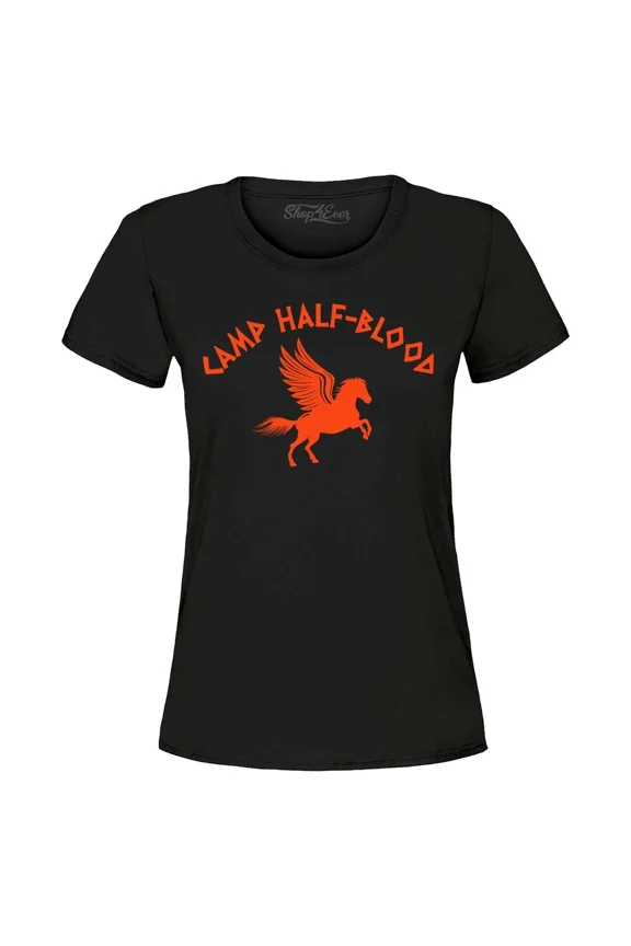 Hot Trending T-Shirt With Camp Halblood Orange Demigod Shirt Design Preview Only