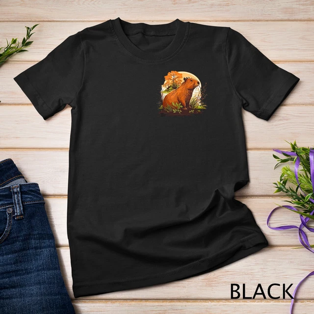 Hot Trending T-Shirt With Capybara Pocket Cute And Funny Capybara