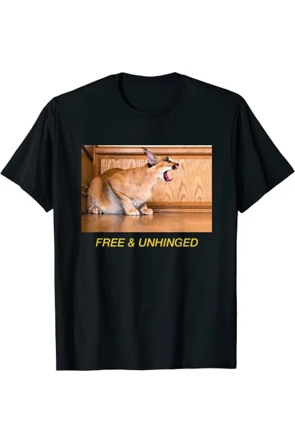 Hot Trending T-Shirt With Cat Big Floppa Funny Great Gift Idea Design Preview Only