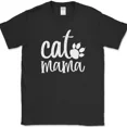 thumbnail image 1 of Hot Trending T-Shirt With Cat Mamafunny Kitten Animal Pet Gift Mothers Day Design Preview Only, 1 of 3
