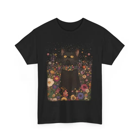 Hot Trending T-Shirt With Cat Print T-Shirt S-5Xl For Women & Men – Adorable Cat Graphic Tee