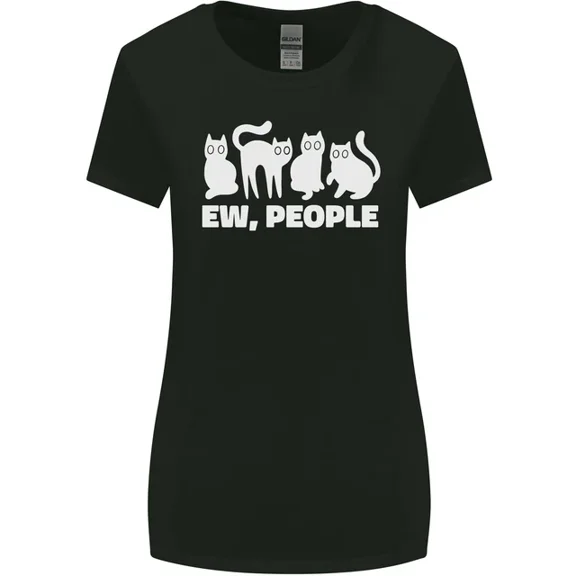 Hot Trending T-Shirt With Cats Ew People Funny T-Shirt Design Preview Only