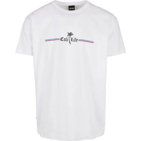 Hot Trending T-Shirt With Cayler & Sons West Vibes Box Tee T-Shirt Oversize Shirt White Top Palms Design Preview Only