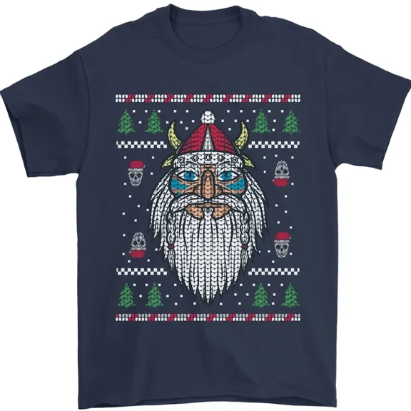 Hot Trending T-Shirt With Christmas Viking Funny Thor Odin Valhalla T-Shirt Design Preview Only
