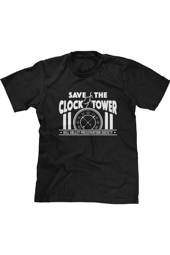 Hot Trending T-Shirt With Clocktower Funny Hill Valley Ca Movie Quotes Doc Brown Marty Design Preview Only