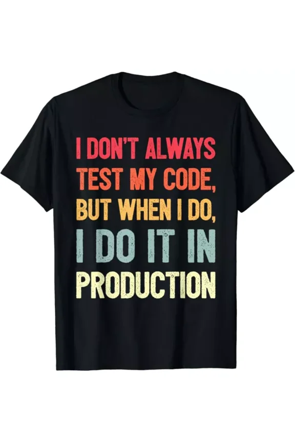 Hot Trending T-Shirt With Coder Programmer Coding It Guy Design Preview Only