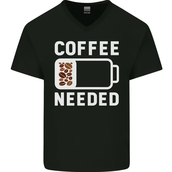 Hot Trending T-Shirt With Coffee Needed Funny Addict T-Shirt Design Preview Only