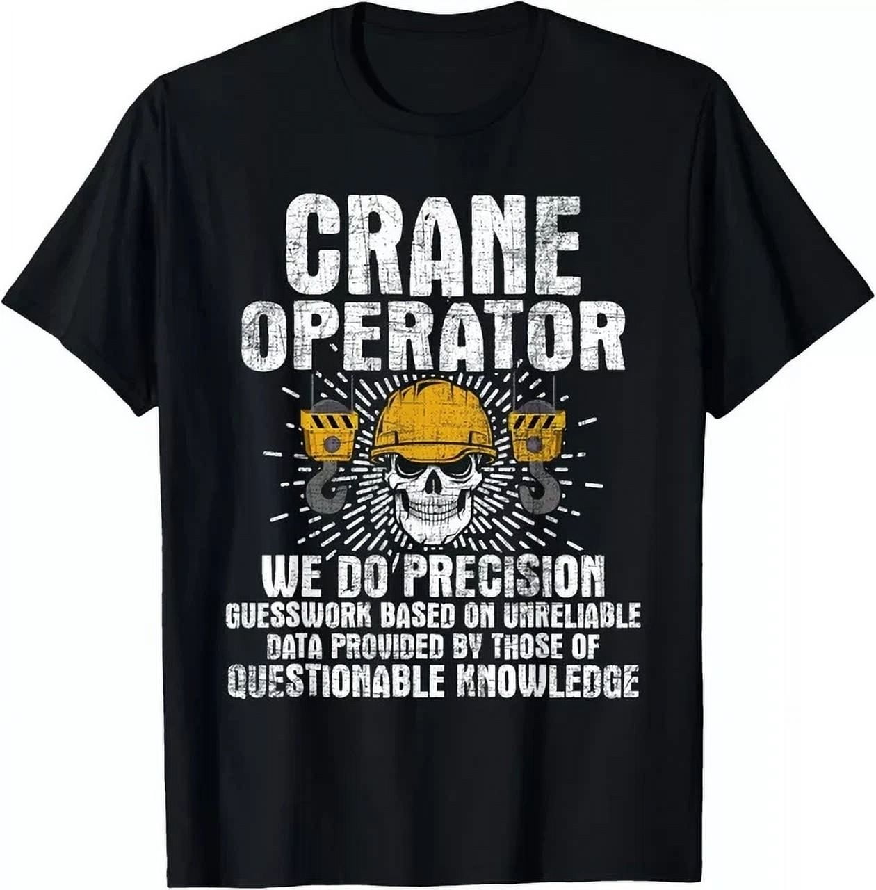 Hot Trending T-Shirt With Crane Operator - Retro Tower Crane Heavy ...