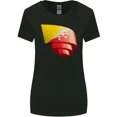 thumbnail image 1 of Hot Trending T-Shirt With Curled Bhutan Flag Bhutanese Day Football T-Shirt Design Preview Only, 1 of 5