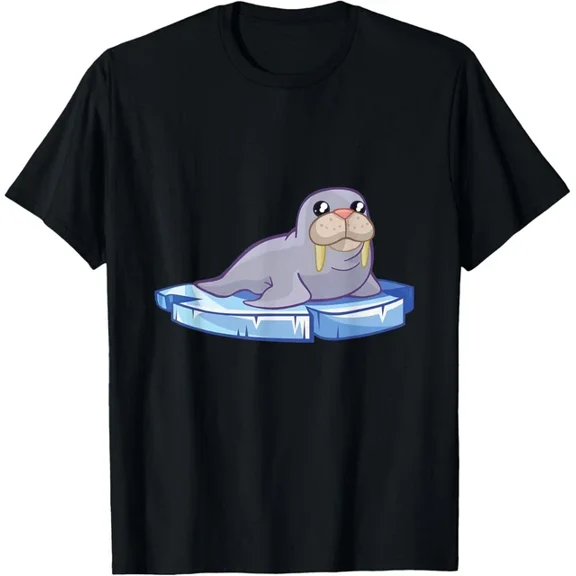 Hot Trending T-Shirt With Cute Walrus Design Preview Only