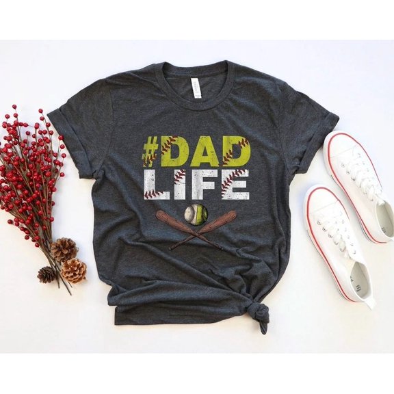 Hot Trending T-Shirt With Dad Life Softball Baseball, Dad Life Softball Tshirt, Father'S Day Design Preview Only
