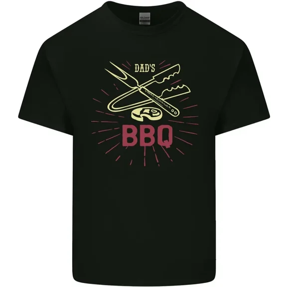 Hot Trending T-Shirt With Dads Bbq Fathers Day Grill Mens T-Shirt Tee Top Design Preview Only