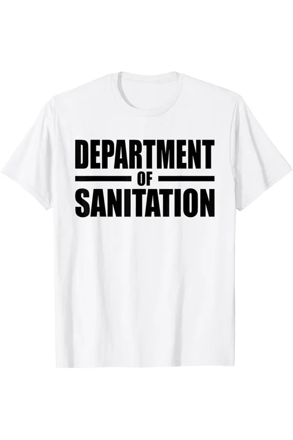 Hot Trending T-Shirt With Department Of Sanitation Garbage Trash Collector Uniform Design Preview Only